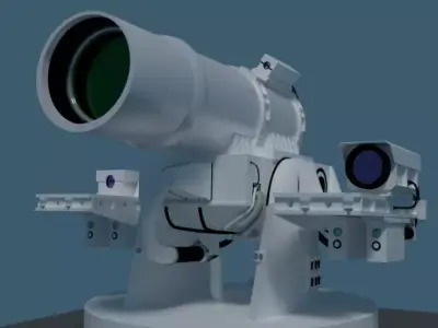 laser turret XN-1 LAWS model 3D model