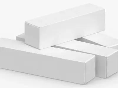 Cardboard Box Set 01 07 3D model