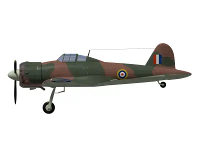 GlosterF5 3D model purchase