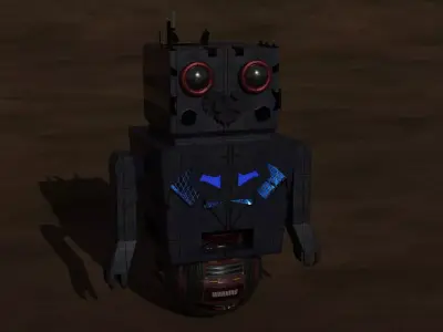 Scifi robot star wars like 3D model