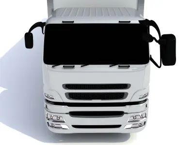 Generic Truck With Trailer 3D model