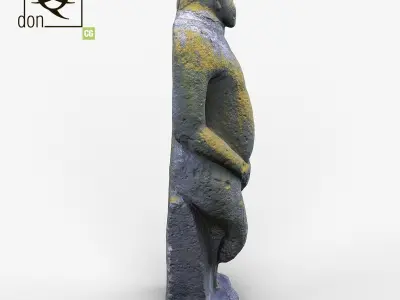3D model Ancient statue Free 3D model