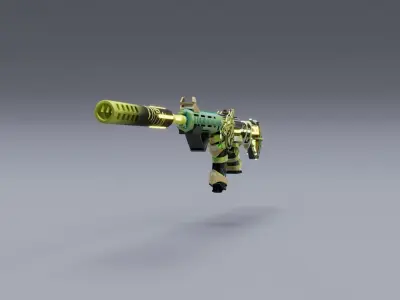 Weapon M416 OLDTropic 3D model