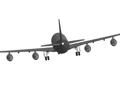 Airbus A340 3D model purchase