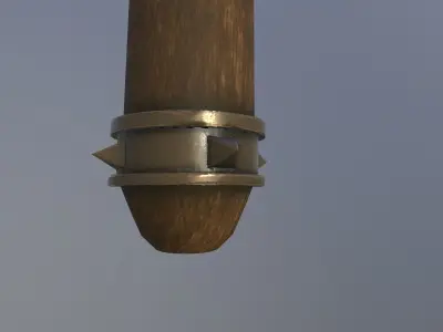 Small Viking Axe  Low-poly 3D model