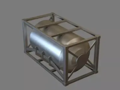 Oil Tank 3D model buy