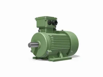 100L B3 Top IEC electric motor - 3D CAD model 3D model