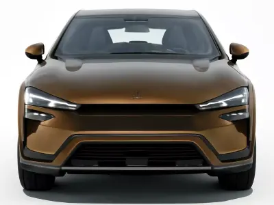 Modern Luxury SUV Coupe Bronze Concept 3D model