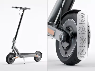 Xiaomi Electric Scooter 4 Ultra 3D model
