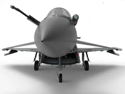 Eurofighter Typhoon 3D model from CGTrader