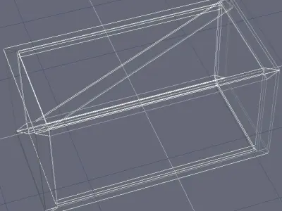 Wooden Box Free 3D model buy