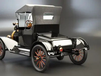 Ford T Roadster 1915 3D model
