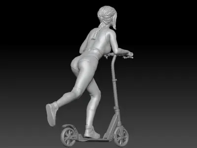 ELECTRIC SCOOTER 2 3D print model