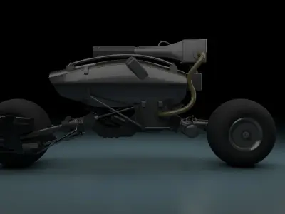 Modified Bat cycle 3D model