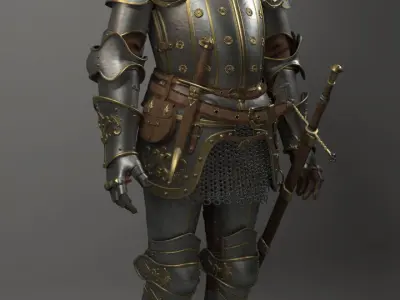 Knight 3D model