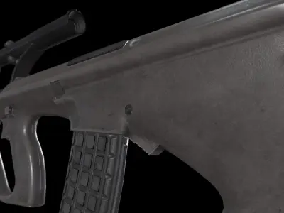 Aug A1 Rifle Low-poly 3D model