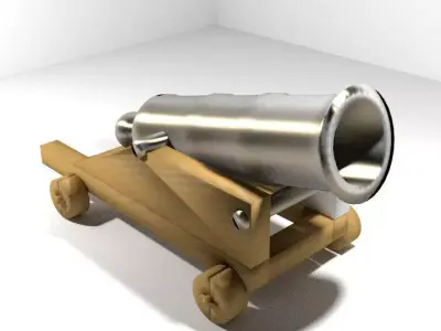 Cannon - Fort Siege 3D model