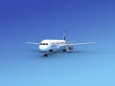 Boeing 757-300 Baltimore Clipper 3D model