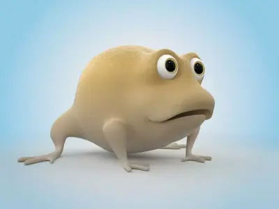 Desert Rain Frog 3D model