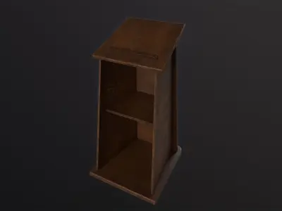 Church Lectern 3D Model Low-poly 3D model