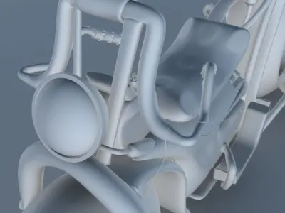 Bikroso motorcycle 3D model