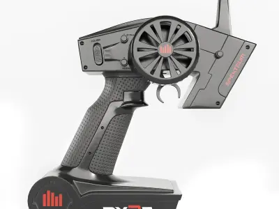 Rockstar Catamaran Gas with remote control pad 3D model