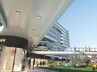 Commercial CBD shopping malls  3D model