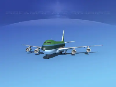 Boeing 747-100 Aer Lingus 3D model