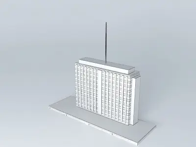 Industrial Bank Building Free 3D model