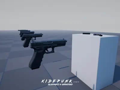 First Person Pistol Animations 3D model