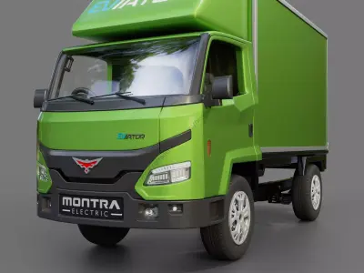 Montra Electric Eviator Truck Free 3D model
