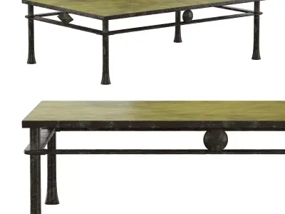 coffee table model T009 1988 3D model