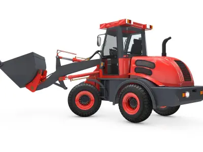 Wheel Loader  Animated 3D model