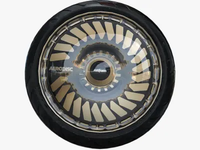 D4 Wheelrim Maresal3d Low-poly 3D model