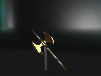 Battel Axe 3D model