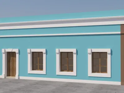 Mexican House 3D model 5