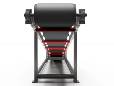 Conveyor belt 3D model purchase