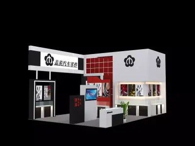 Exhibition - Area -6X9-3DMAX2009-019 3D model