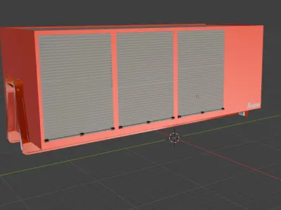 Ziegler AB-Gefahrgut  Low-poly 3D model