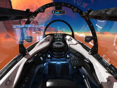 Spaceship Cockpit v4 3D model purchase