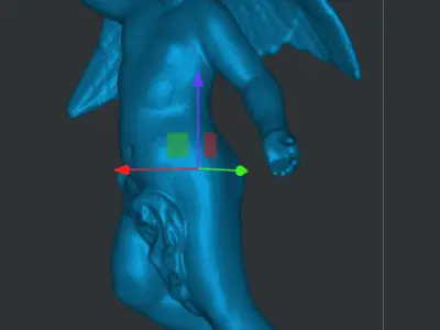 Angel figure statue 3D print model
