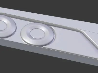 Lanterna Randon 2013  Back Light Randon trailers Free low-poly 3D model