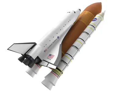 Space Shuttle 3D model 4