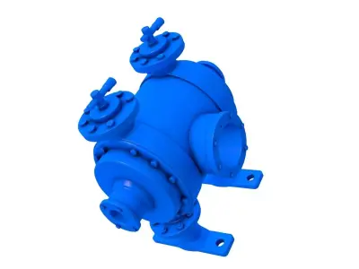 Industrial pipes -  pipes 3D print model purchase