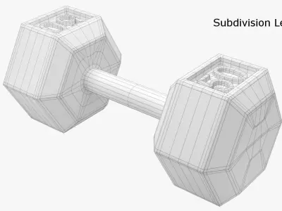 Dumbbell 1 3D model
