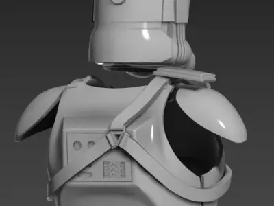 Phase II Gunner trooper upgrade part for 3d printing files 3D print model