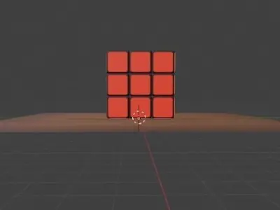  cube blender free 3d model 3D model