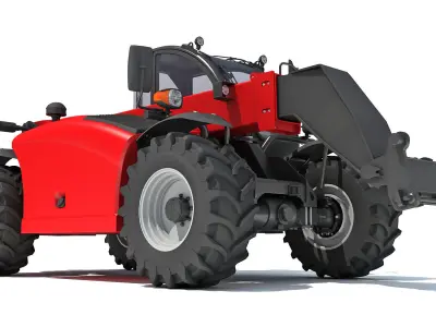 Telescopic Handler 3D model