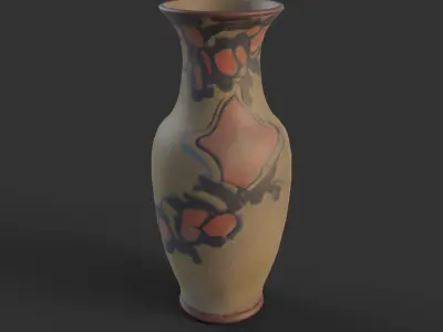 Old Vases Collection Low-poly 3D model