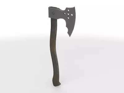 battle axe 02  3D model